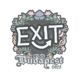 Sticker | exit | Budapest 2025 image