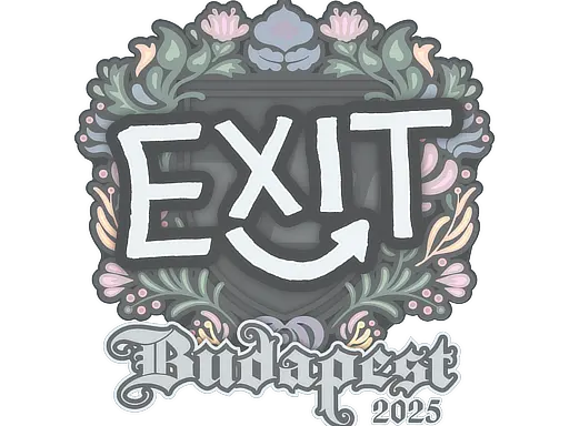 Sticker | exit | Budapest 2025