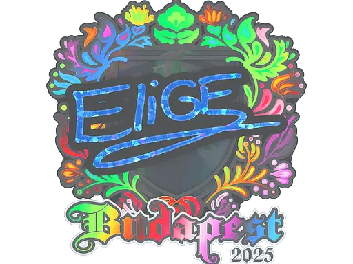 Sticker | EliGE (Holo) | Budapest 2025