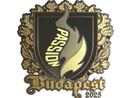 Sticker | Passion UA (Gold) | Budapest 2025