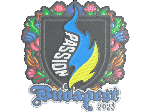Sticker | Passion UA (Embroidered) | Budapest 2025