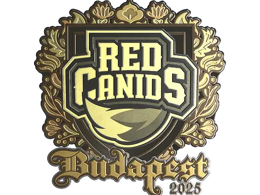 Sticker | RED Canids (Gold) | Budapest 2025