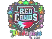 Sticker | RED Canids (Holo) | Budapest 2025 image