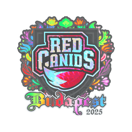 Sticker | RED Canids (Holo) | Budapest 2025 image