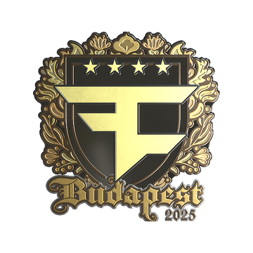 Sticker | FaZe Clan (Gold) | Budapest 2025