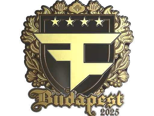 Sticker | FaZe Clan (Gold) | Budapest 2025