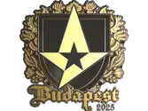 Sticker | Astralis (Gold) | Budapest 2025 image