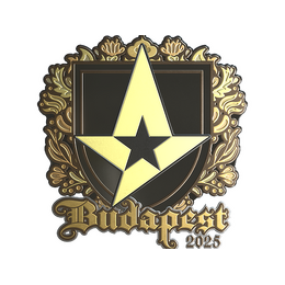 Sticker | Astralis (Gold) | Budapest 2025 image