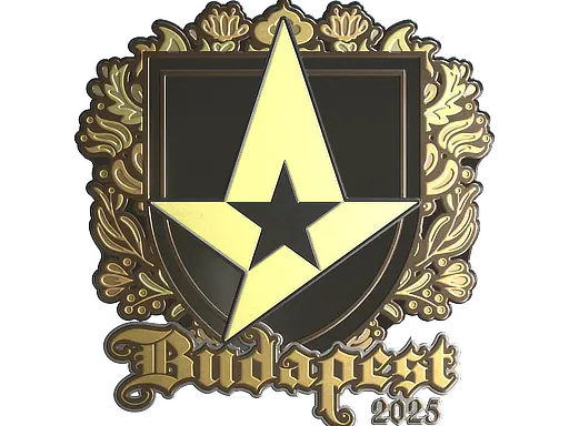 Sticker | Astralis (Gold) | Budapest 2025