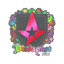 Sticker | Astralis (Holo) | Budapest 2025 image