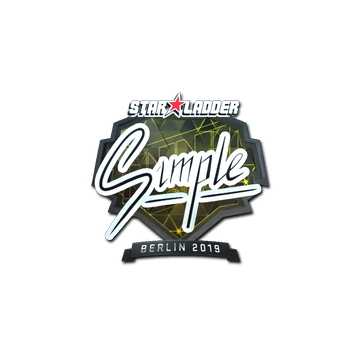 Sticker | s1mple (Foil) | Berlin 2019