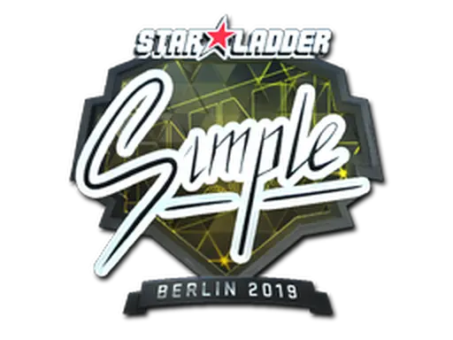Sticker | s1mple (Foil) | Berlin 2019