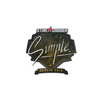 Sticker | s1mple | Berlin 2019