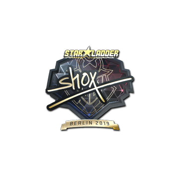 Sticker | shox (Gold) | Berlin 2019