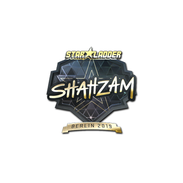Sticker | ShahZaM (Gold) | Berlin 2019
