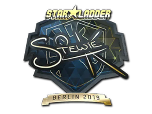 Sticker | Stewie2K (Gold) | Berlin 2019