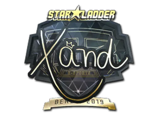 Sticker | xand (Gold) | Berlin 2019