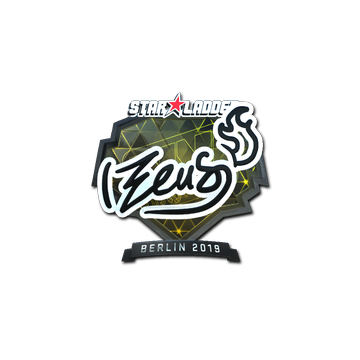 Sticker | Zeus (Foil) | Berlin 2019