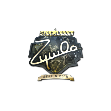 Sticker | ZywOo (Gold) | Berlin 2019