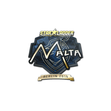 Sticker | malta (Gold) | Berlin 2019