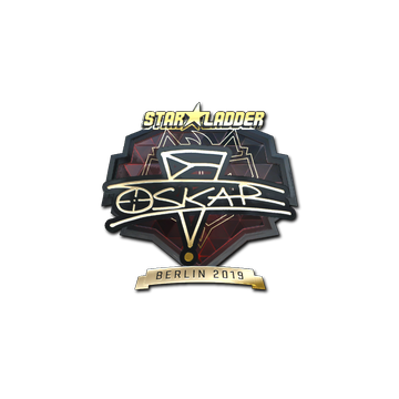 Sticker | oskar (Gold) | Berlin 2019