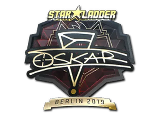 Sticker | oskar (Gold) | Berlin 2019
