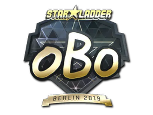 Sticker | oBo (Gold) | Berlin 2019