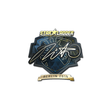 Sticker | nitr0 (Gold) | Berlin 2019
