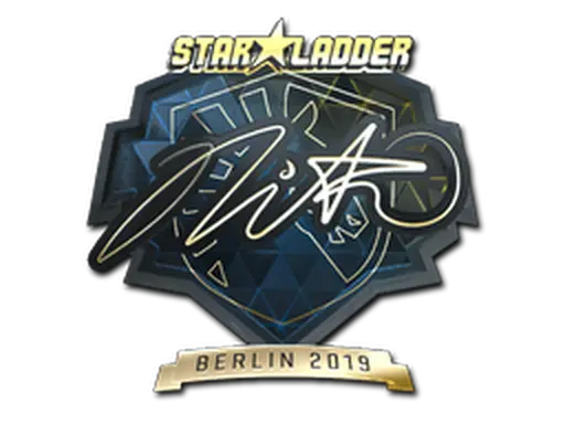 Sticker | nitr0 (Gold) | Berlin 2019