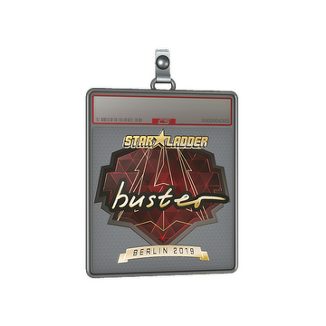 Sticker Slab | buster (Gold) | Berlin 2019