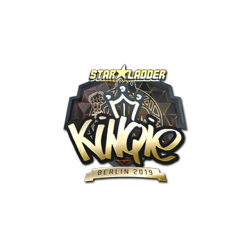 Sticker | kinqie (Gold) | Berlin 2019