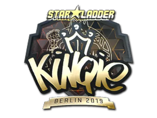 Sticker | kinqie (Gold) | Berlin 2019