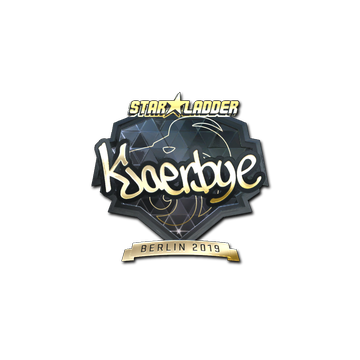Sticker | Kjaerbye (Gold) | Berlin 2019