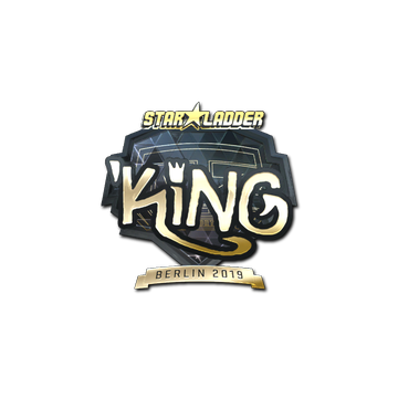 Sticker | kNgV- (Gold) | Berlin 2019