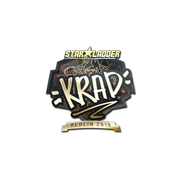 Sticker | Krad (Gold) | Berlin 2019