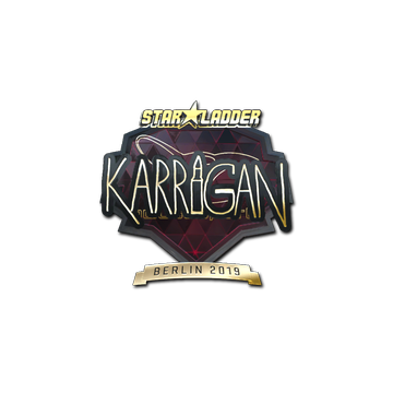 Sticker | karrigan (Gold) | Berlin 2019