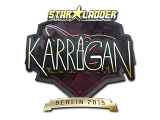 Sticker | karrigan (Gold) | Berlin 2019