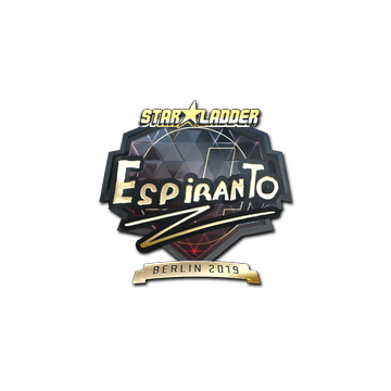 Sticker | EspiranTo (Gold) | Berlin 2019
