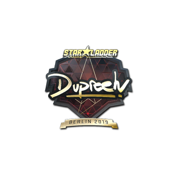 Sticker | dupreeh (Gold) | Berlin 2019