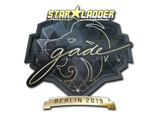 Sticker | gade (Gold) | Berlin 2019