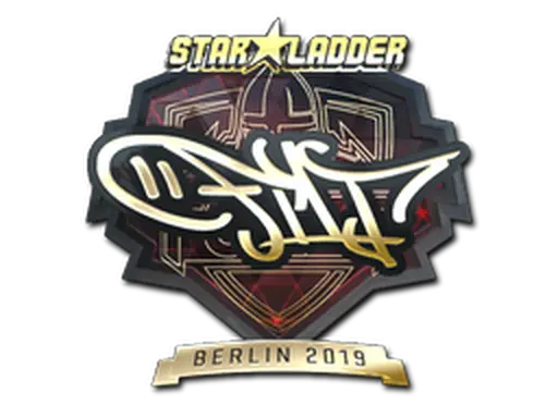 Sticker | FL1T (Gold) | Berlin 2019