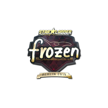Sticker | frozen (Gold) | Berlin 2019