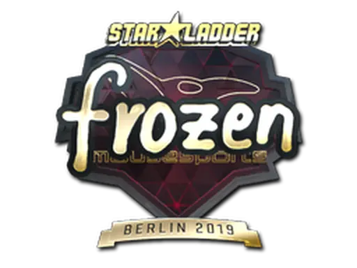 Sticker | frozen (Gold) | Berlin 2019