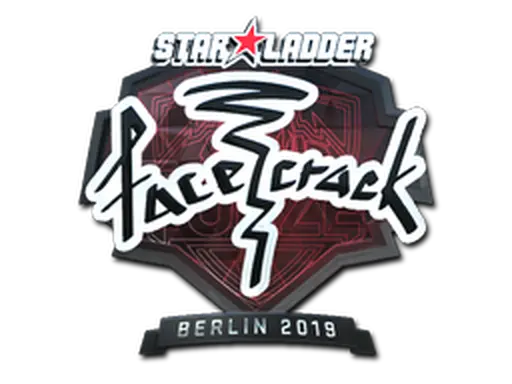 Sticker | facecrack (Foil) | Berlin 2019