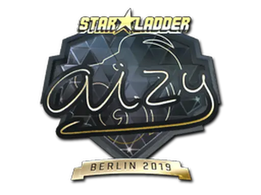 Sticker | aizy (Gold) | Berlin 2019