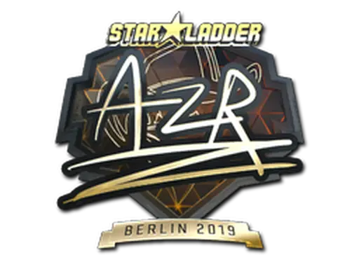 Sticker | AZR (Gold) | Berlin 2019