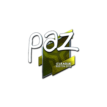 Sticker | paz (Foil) | Boston 2018