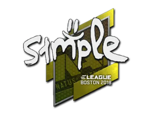 Sticker | s1mple | Boston 2018