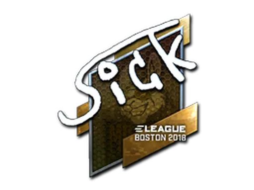 Sticker | SicK (Foil) | Boston 2018