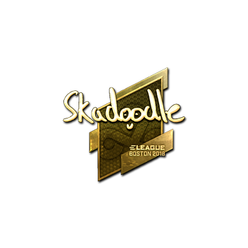 Sticker | Skadoodle (Gold) | Boston 2018